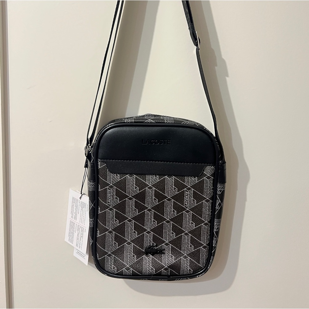Lacoste Monogram Vertical Camera Bag Crossbody bag